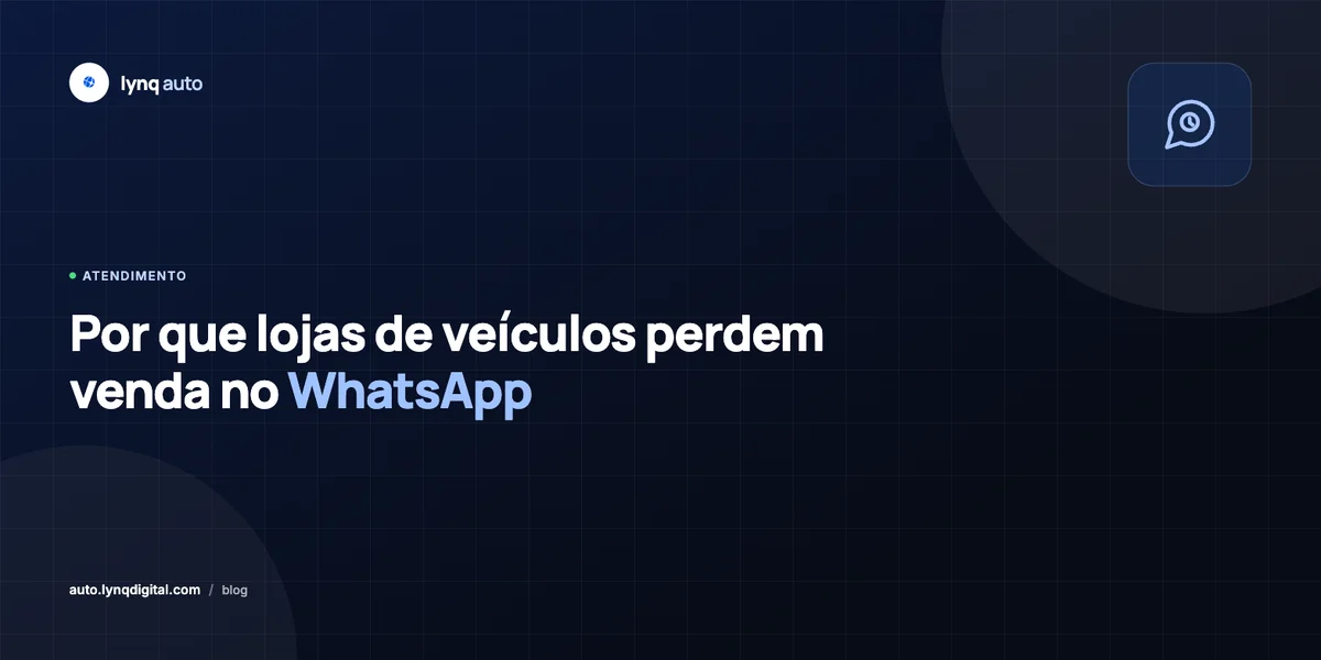Por que lojas de veículos perdem venda no WhatsApp
